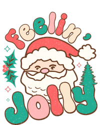 Feelin Jolly Santa Claus Graphic Sweatshirt Cinch Pack Bag