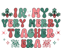 Very Merry Teacher Era Holiday Graphic T-Shirt