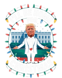 Funny ILl Be Home For Christmas Trump Santa Holiday Pajamas Gift Sustainable Beanie