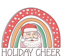 Holiday Cheer Santa Rainbow Graphic T-Shirt