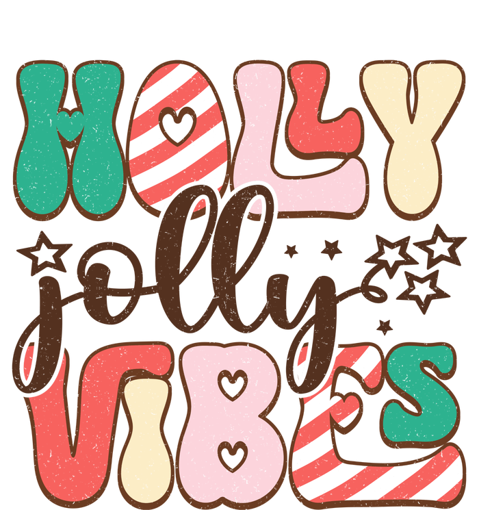 Holly Jolly Vibes Festive Artwork Softstyle Adult Sport Polo