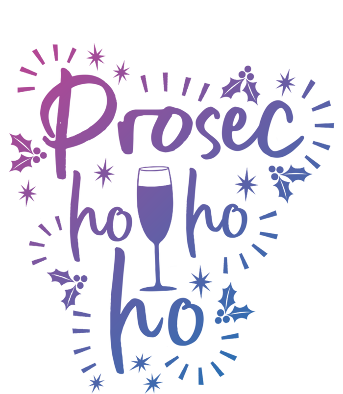 Funny Prosecco Wine Christmas I Prosec Ho Ho Ho Gift T-Shirt