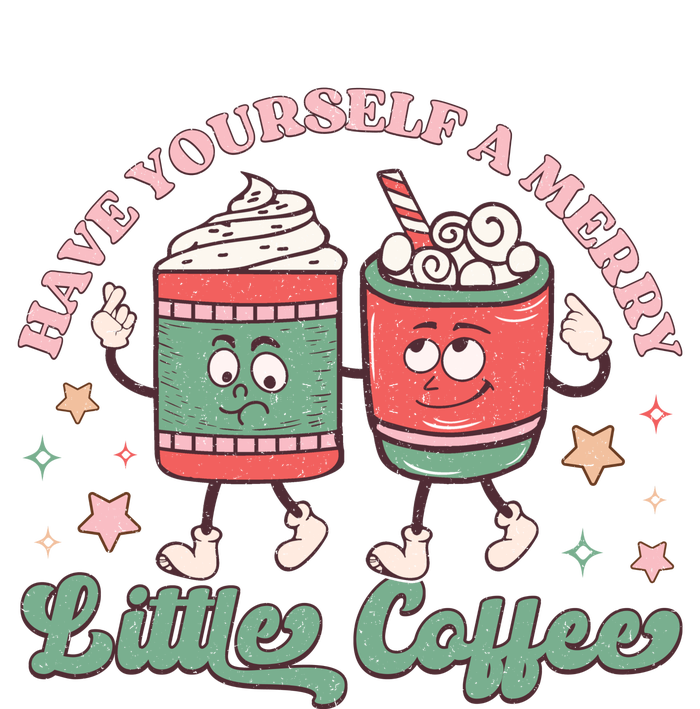 Have Yourself A Merry Little Coffee Graphic Women's Flannel Pajama Set