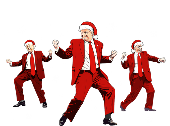 Funny Santa Trump Dance Merry Christmas Xmas Holiday Pajamas Meaningful Gift T-Shirt