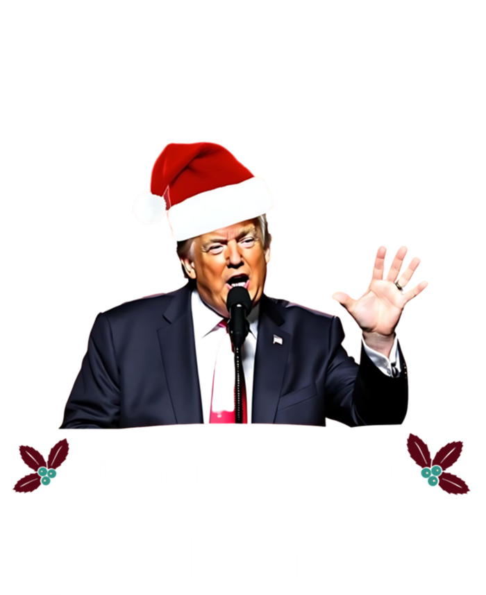 Funny Santa Trump Have Yourself A Merry Maga Christmas Gift Tank Top