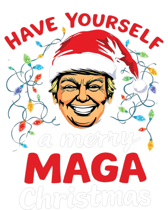 Funny Santa Trump Have Yourself A Merry Maga Christmas Xmas Cool Gift T-Shirt