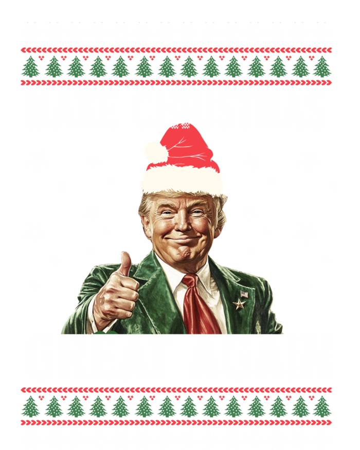 Funny Trump Make Christmas Great Again Xmas Ugly Gift Kids Tie-Dye T-Shirt