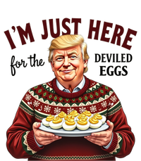 Funny Trump Thanksgiving IM Just Here For The Deviled Eggs Cool Gift T-Shirt