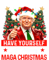 Have Yourself A Merry Maga Christmas Santa Funny Trump Xmas Gift Women's T-Shirt