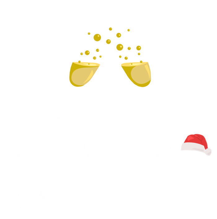 Ho Ho Ho Prosecco Funny Christmas Wine Spirit Holiday Meme Cute Gift Women's Flannel Pajama Set