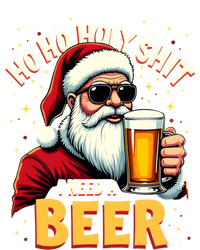 Ho Ho Holy Shit I Need A Beer Funny Santa Christmas Ing Gift Full Zip Hoodie