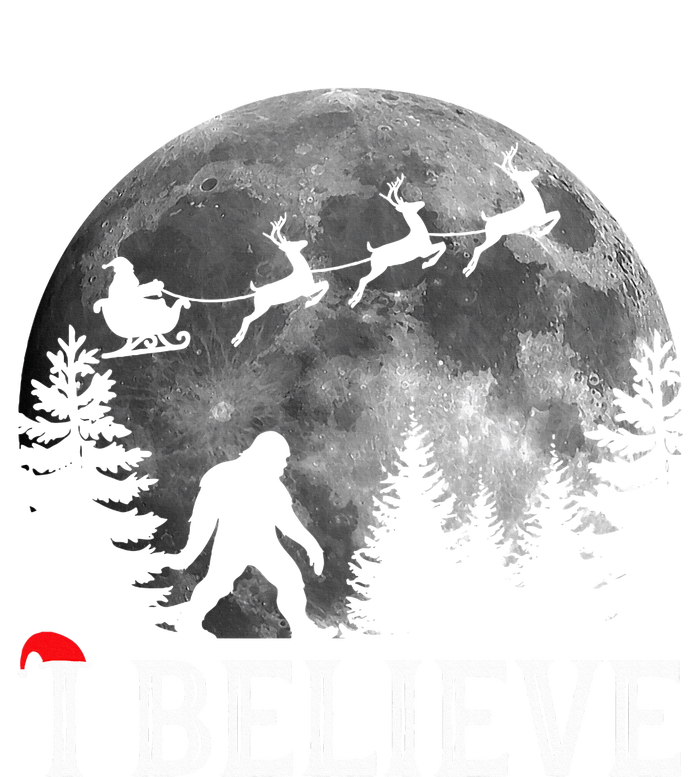 Bigfoot I Believe Sasquatch Christmas T-Shirt