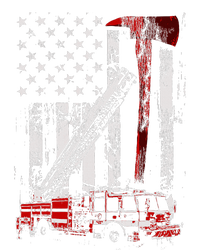 Fire Engine Truck Axe Thin Red Line Firetruck T-Shirt