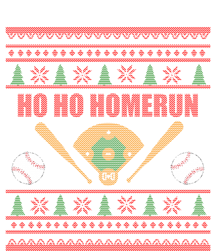 Ho Ho Homerun Funny Baseball Player Christmas Gift Cute Gift T-Shirt