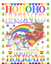 Ho Ho Homo Holihomosexual Lgbt Funny Ugly Christmas Gift T-Shirt