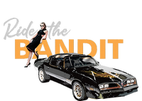 Classic Cars 1977 Bandit Am Vintage Black Am T-Shirt