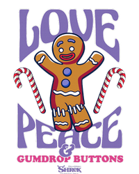 Gingy Love Peace & Gumdrop Buttons Magnet