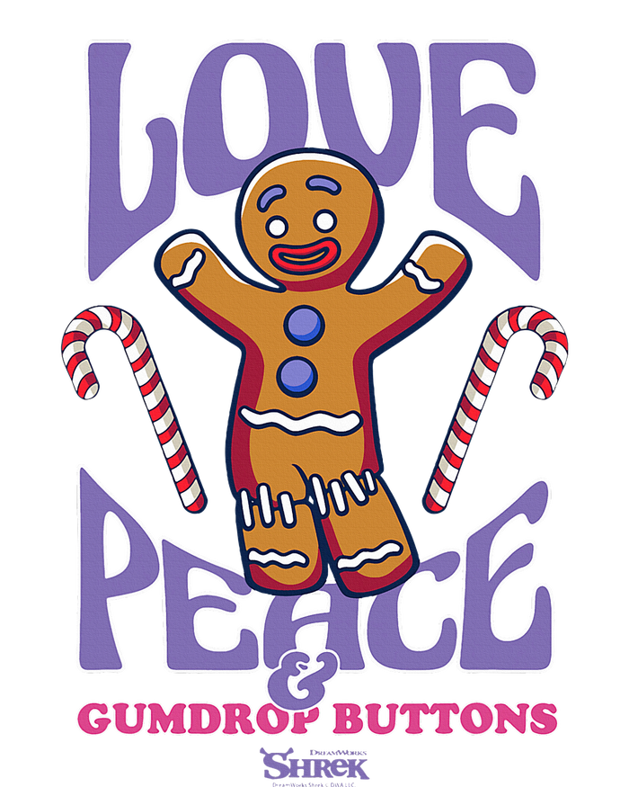 Gingy Love Peace & Gumdrop Buttons Magnet