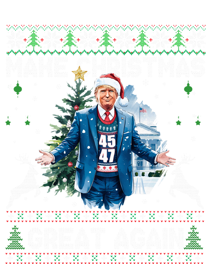 Make Christmas Great Again Ugly Sweaters Funny Trump 47 Xmas Swea Sweatshirt