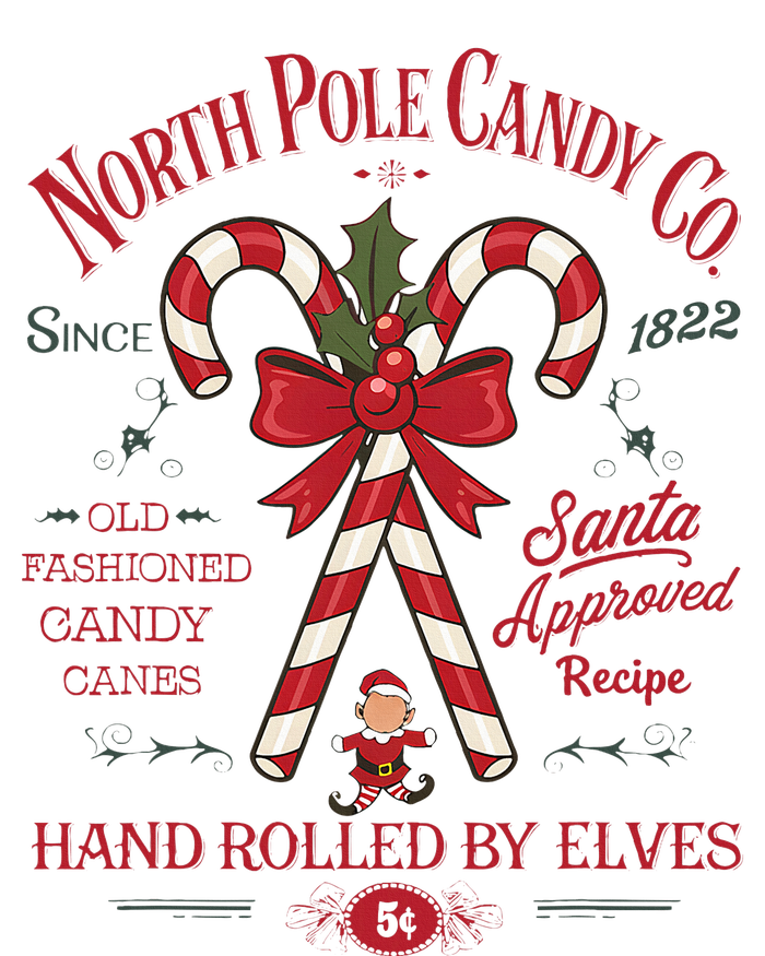 Candy Cane Company Elf Christmas Old Fashioned North Pole Toddler Long Sleeve Shirt