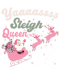 Yaaasss Sleigh Queen Sleigh Girl Matching Christmas Pajamas Women's Racerback Cropped Tank