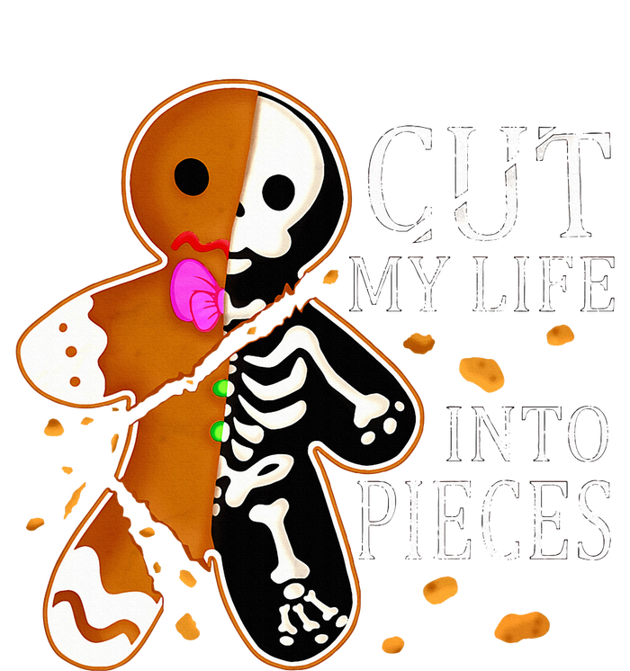 Cut My Life Into Pieces Gingerbread Christmas Women's Fleece Hoodie