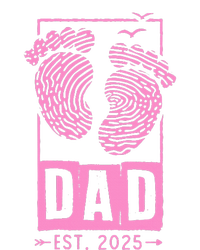 Dad Est 2025 Girl Logo Dad To Be Gifts For 1st Time Dad T-Shirt