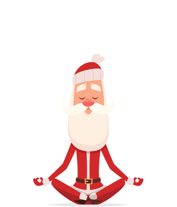 Ho Ho Hom Gift With Skinny Yoga Santa T-Shirt