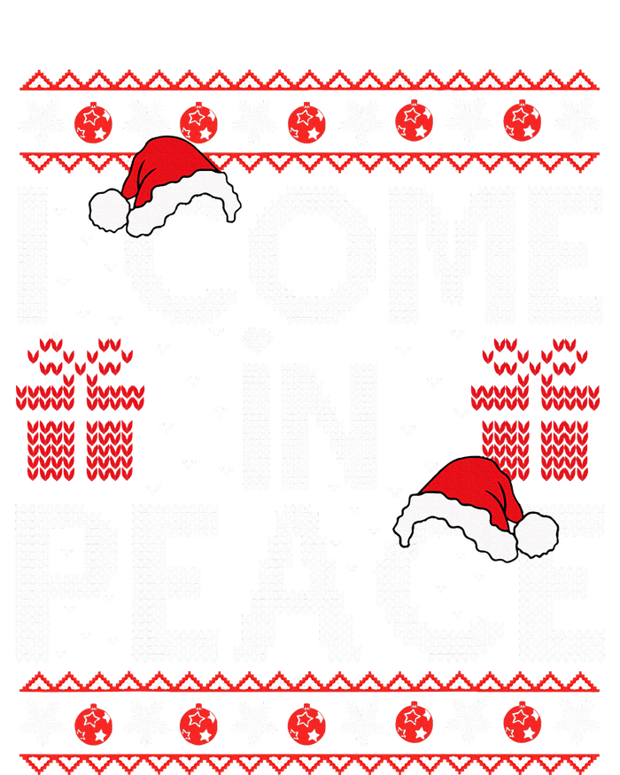 I Come In Peace IM Peace Matching Ugly Christmas Sweater T-Shirt