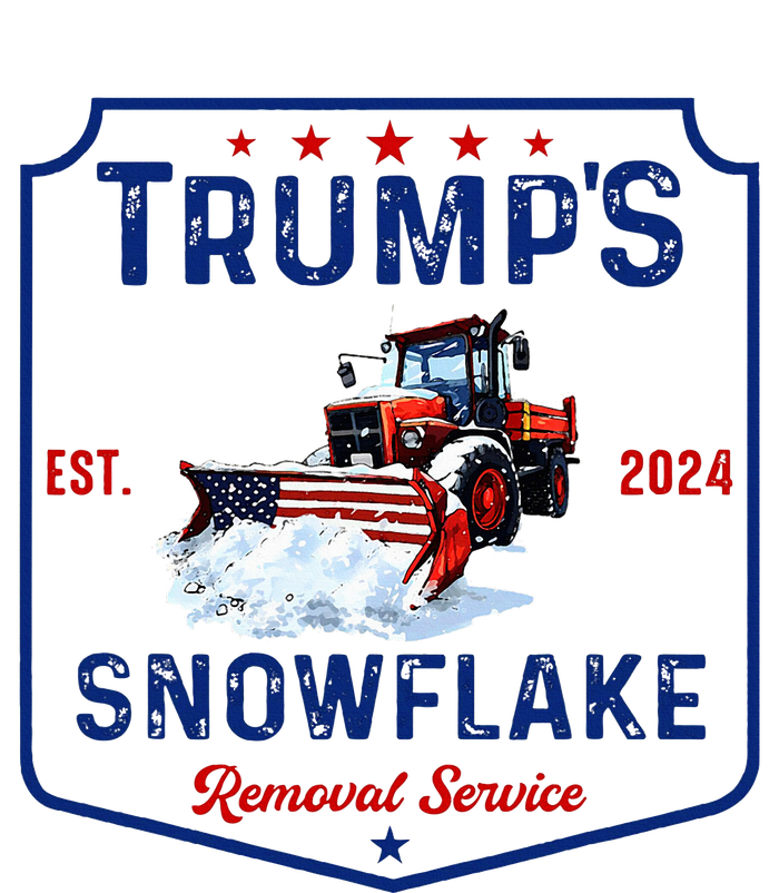 TrumpS Snowflake Removal Service Funny Trump 2024 T-Shirt