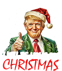 ILl Be Home For Christmas Funny Trump Xmas Santa Pajamas Gift Full-Length Apron With Pockets