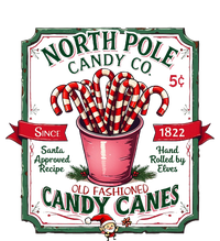 Old Fashioned North Pole Candy Cane Company Elf Christmas Toddler Long Sleeve Shirt