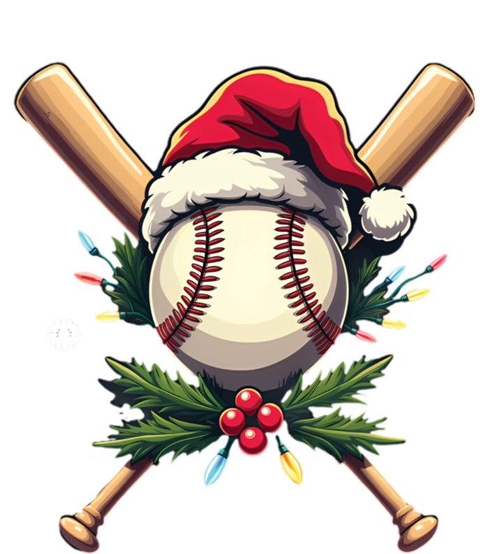 Santa Sports Design Christmas Baseball Player Gift T-Shirt