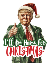 ILl Be Home For Christmas Santa Trump Xmas Pajamas Funny Gift Doggie Tank