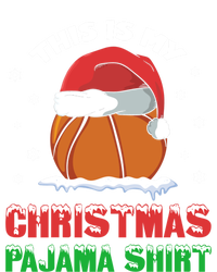 This Is My Christmas Pajama Funny Cute Basketball Santa Gift T-Shirt