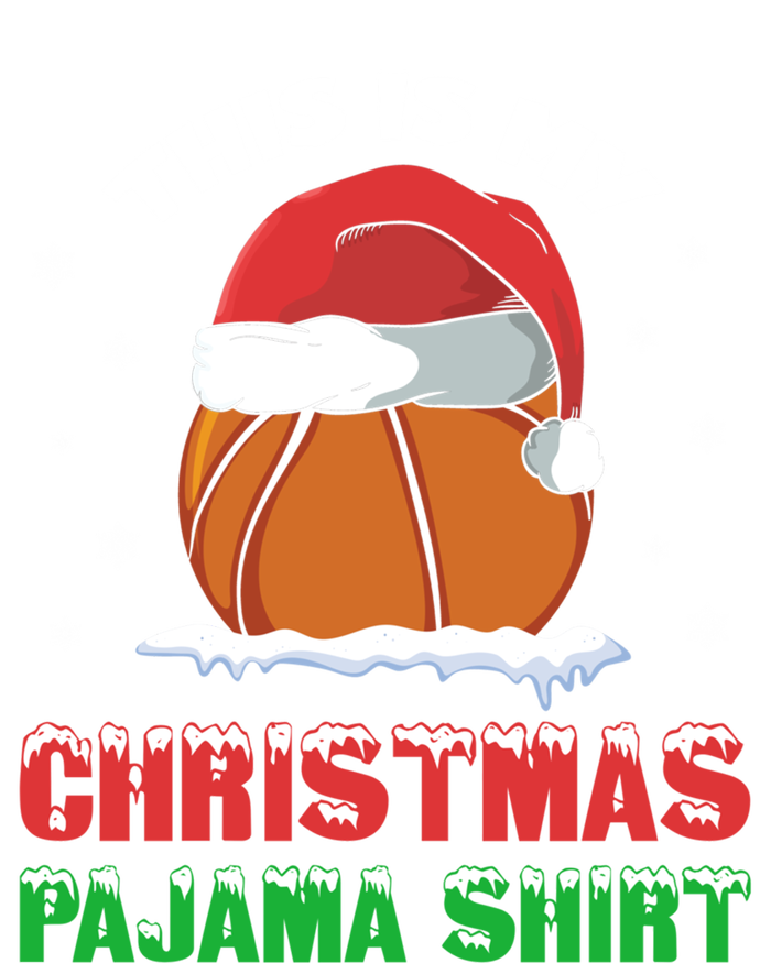 This Is My Christmas Pajama Funny Cute Basketball Santa Gift T-Shirt