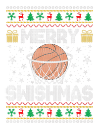 Merry Swishmas Ugly Christmas Sweater Basketball Christmas T-Shirt