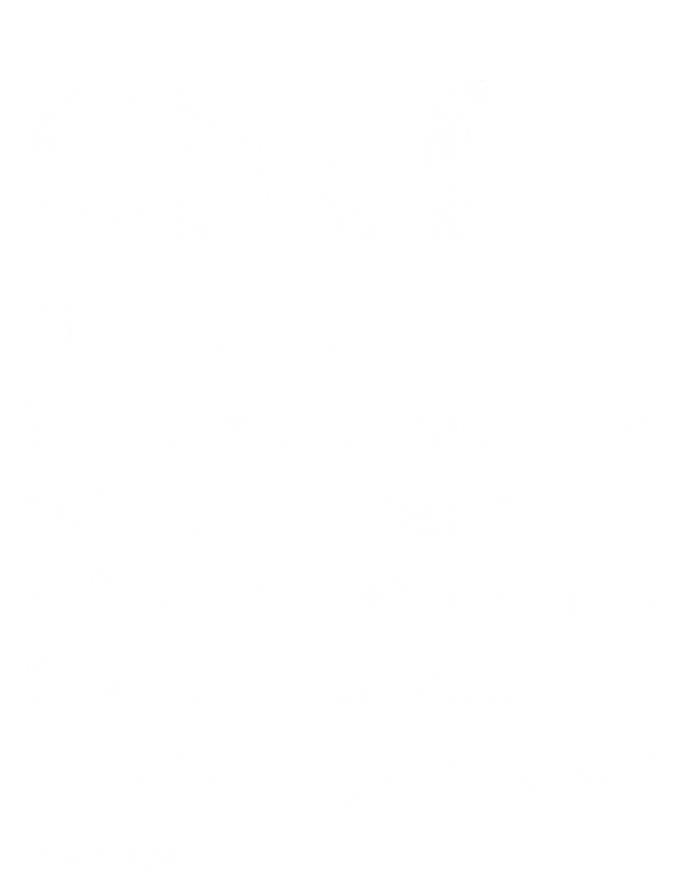 Chef Definition Funny Cook Cooking Graphic Funny Gift T-Shirt