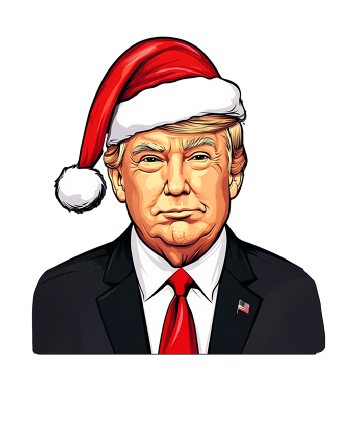 Jolly Old Saint Slick Donald Trump Christmas Santa Claus Hat Gift T-Shirt