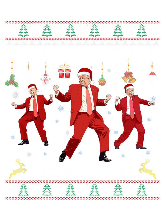 Make Christmas Great Again Santa Trump Dance Ugly Funny Gift Toddler Long Sleeve Shirt