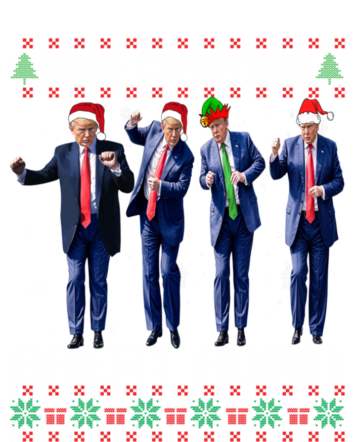 Make Christmas Great Again Ugly Trump Dance Santa Great Gift T-Shirt