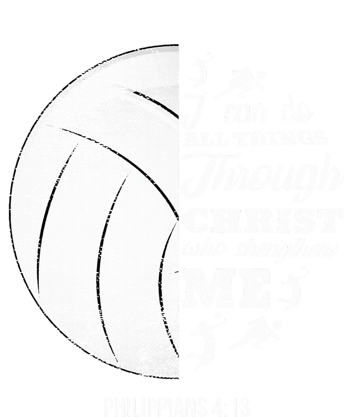 Philippians 413 Christian Volleyball Player Bible Verse Performance Sprint T-Shirt