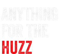 Anything For The Huzz Viral Funny Meme Brainrot Trendy Women's Racerback Cropped Tank