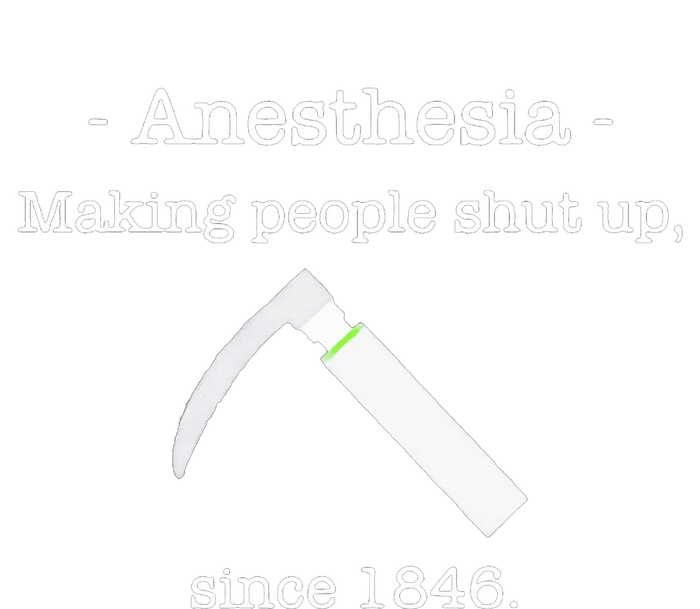 Anesthesia Making People Shut Up Since 1846 Sustainable Knit Beanie