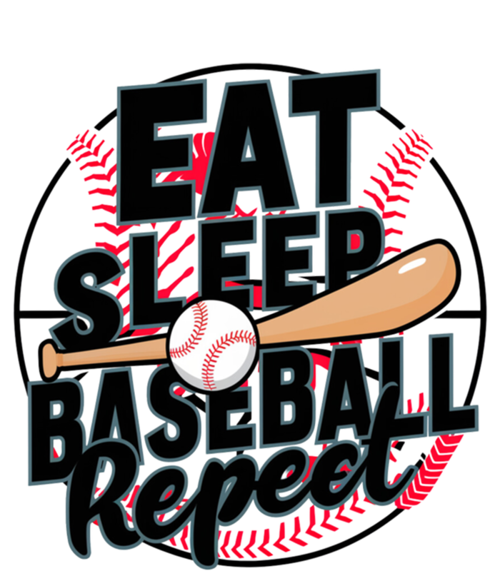 Eat Sleep Baseball Repeat Funny Baseball Player Funny Gift T-Shirt