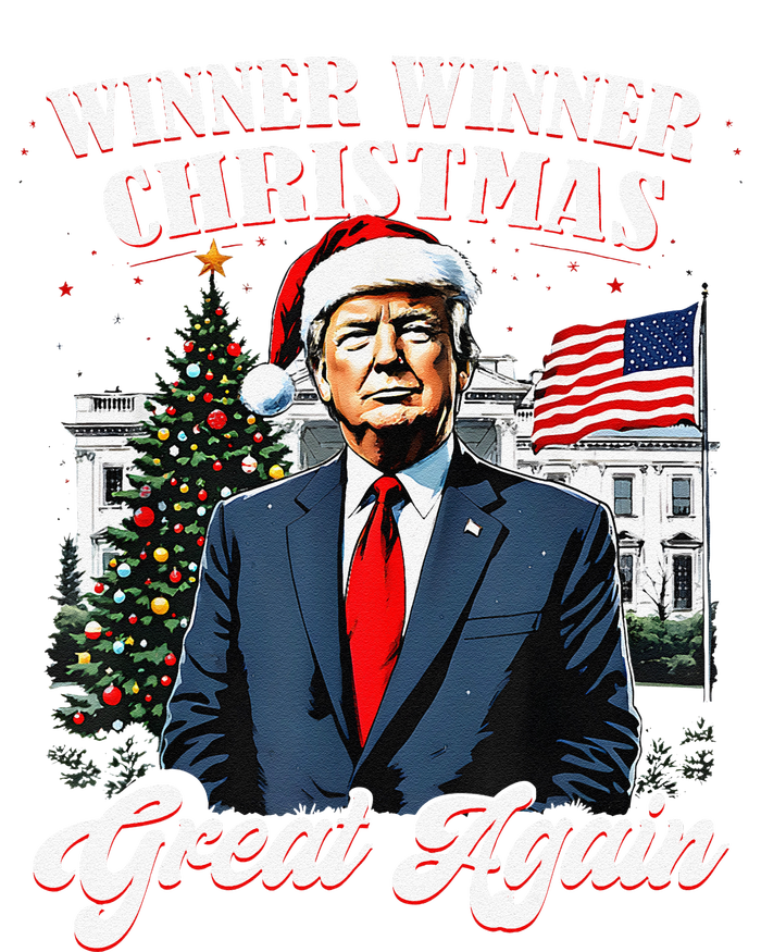 Winner Winner Christmas Great Again Fun Trump 2024 President T-Shirt