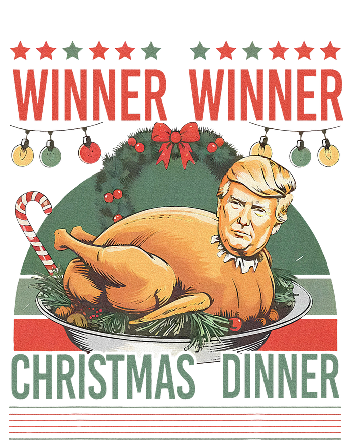 Winner Winner Christmas Dinner Funny Trump Turkey Christmas T-Shirt