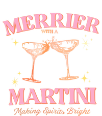 Funny Merrier With A Martini Bachelorette Merry Christmas Cool Gift T-Shirt