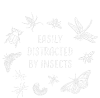 Easily Distracted By Insects Funny T-Shirt