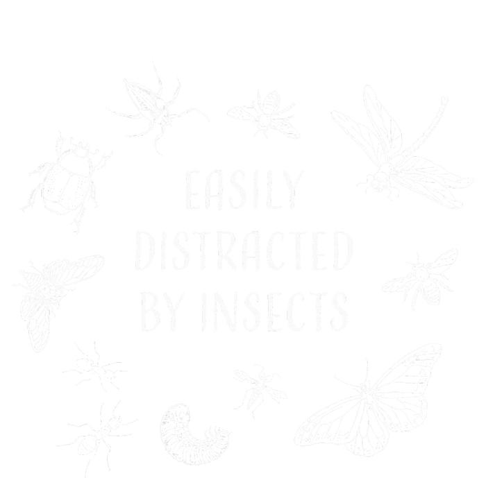 Easily Distracted By Insects Funny T-Shirt